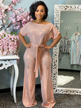 Load image into Gallery viewer, Sequins Wide Leg Jumpsuit
