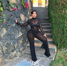 Load image into Gallery viewer, Long Sleeve Sexy Lace Jumpsuit
